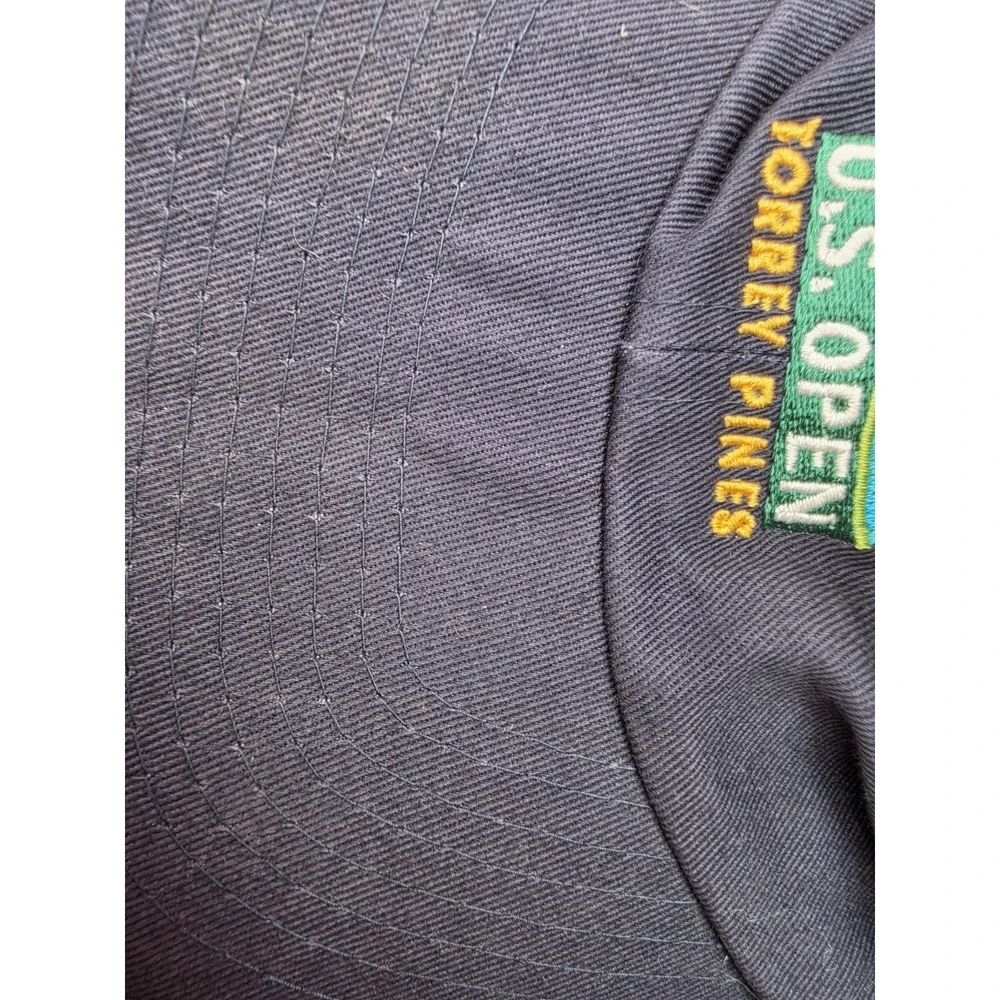 US Open 2008 Torrey Pines Golf Tournament Hat USGA Member Weak Spot On Bill